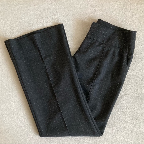BEBE dark gray dress slacks size 10 - Picture 1 of 12